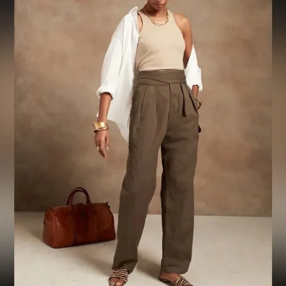 Banana Republic HERITAGE EXPLORER Cargo Utility Pants Size 6 - Picture 2 of 10